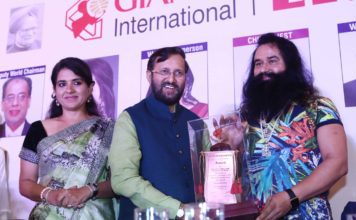 MSG 'Sheradil' gets Giant International Award and film MSG 'The Warrior' - Sachi Shiksha Hindi