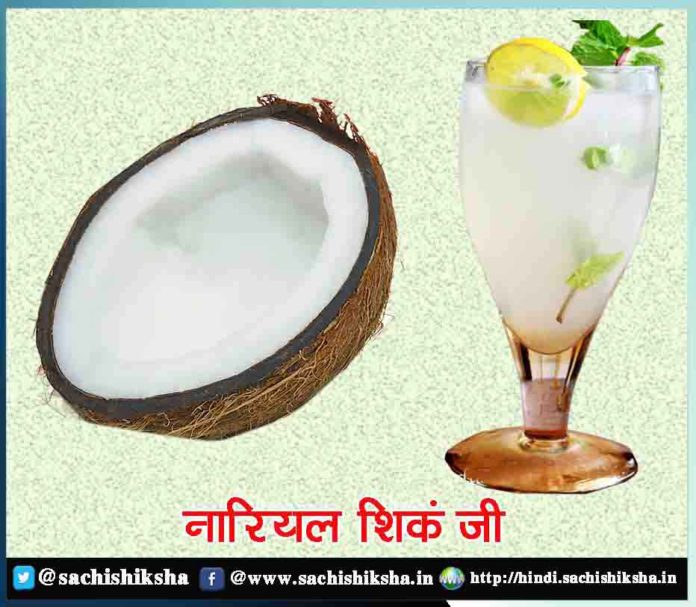 how to make Coconut Shikanji in hindi
