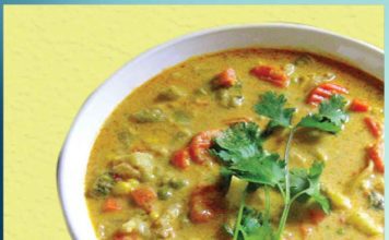 how to make Colorful Gujarati korma in hindi