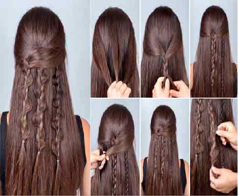 Get a glamorous look with braid hairstyles