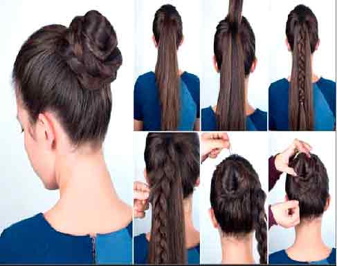 Get a glamorous look with braid hairstyles