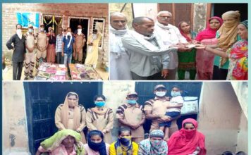 sevadars gave financial support for wedding of 4 daughters of 3 families in bayana block- Sachi Shiksha