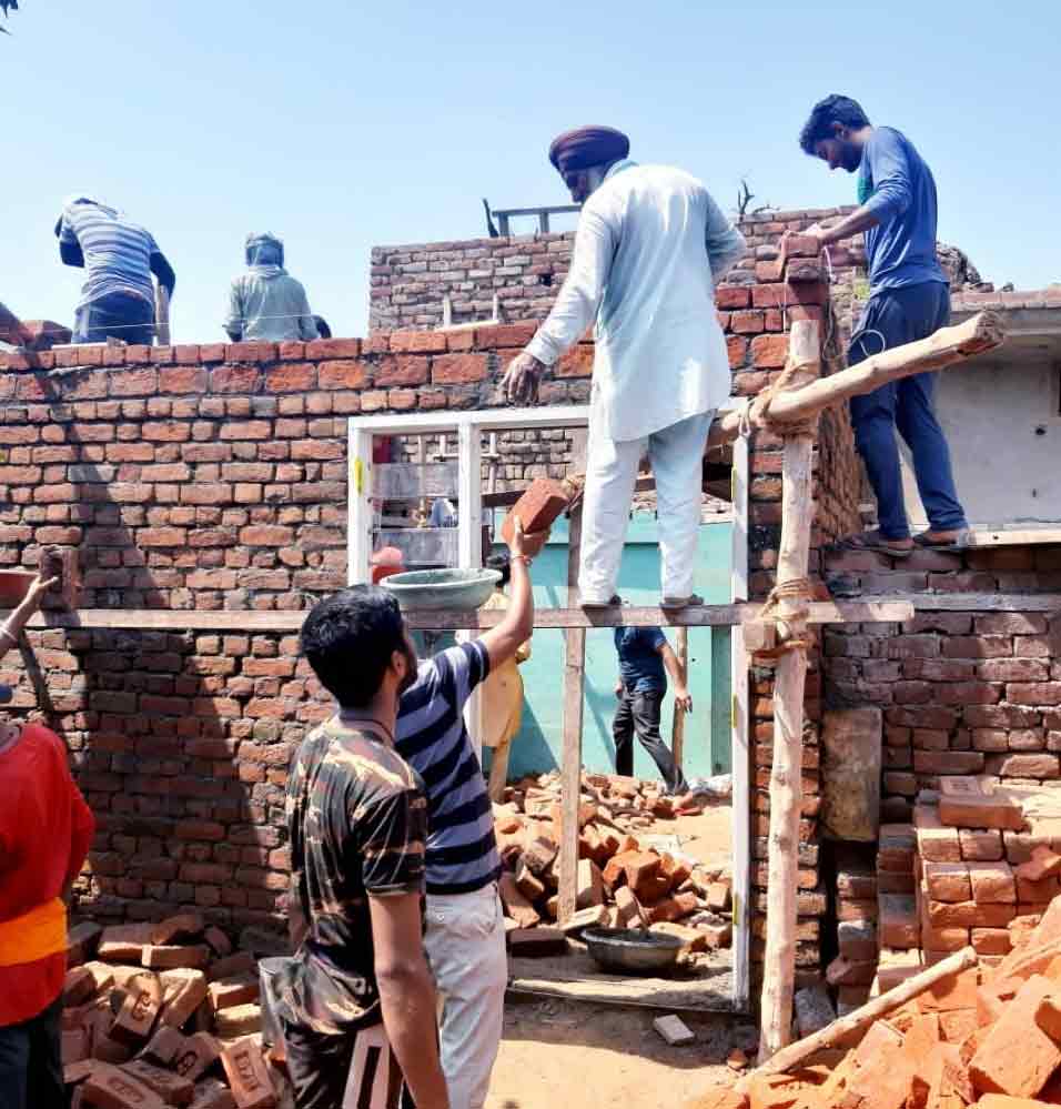 Gurjunt Singh's family got a secure roof 02 - Sachi Shiksha