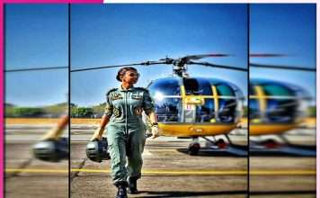 Country's first female fighter aviator - Abhilasha Barak - sachi shiksha hindi