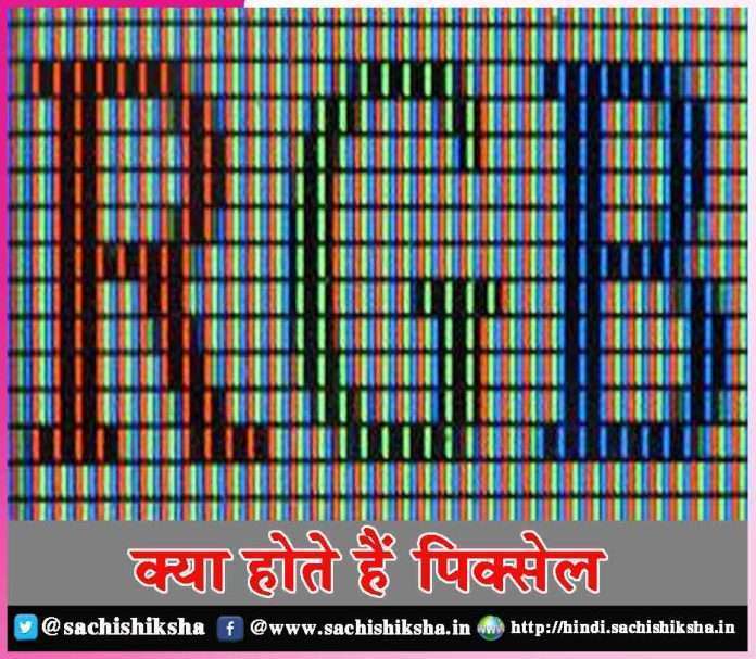 what are pixels -sachi shiksha hindi