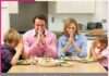 Eating with family