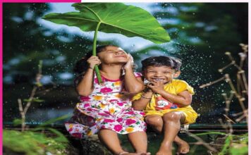 Fun monsoon drizzle