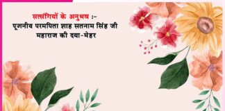 Experiences of Satsangis