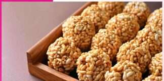 Jaggery Puffed Rice Laddu
