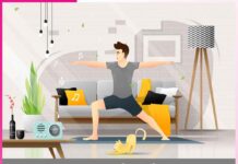 आनन्दित मुद्रा में करें व्यायाम blissful posture