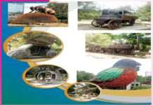 Millennium City: मिलेनियम सिटी की शान कबाड़ से बनीं कलाकृतियाँ Millennium City