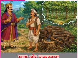 Story: राजा और लक्कड़हारा -जीवन की सीख Story