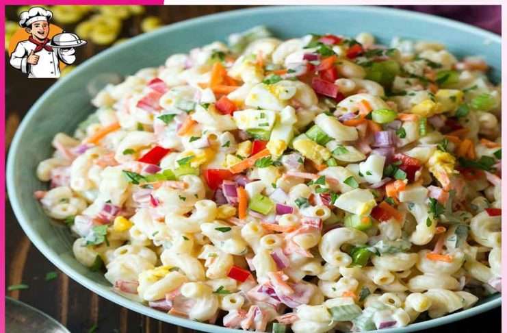 macaroni salad: मैकरोनी सलाद macaroni salad