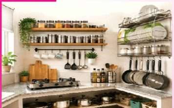 small kitchen: छोटे किचन में बर्तनों को ऐसे सजाएं small kitchen